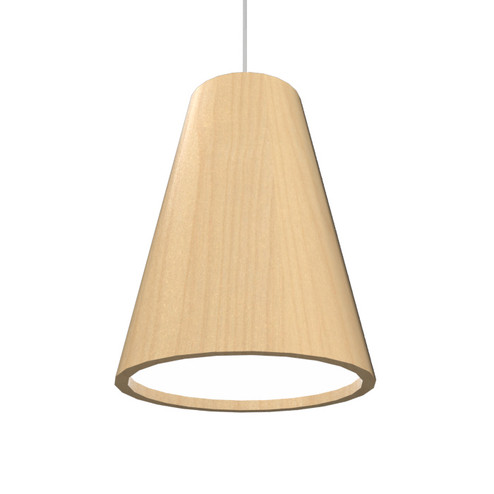 Conical One Light Pendant in Maple (486|1130.34)