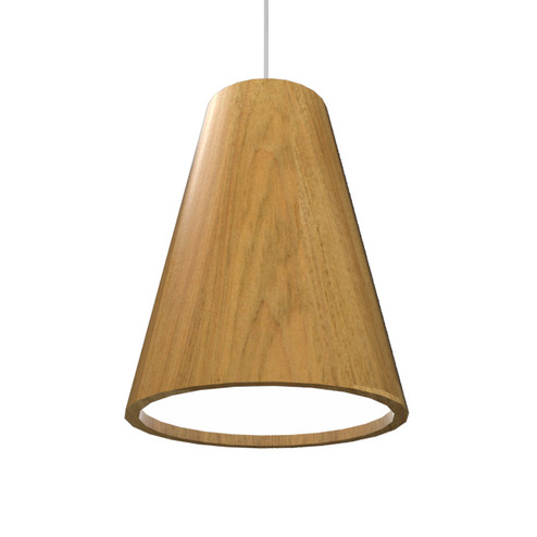 Conical One Light Pendant in Louro Freijo (486|1130.09)