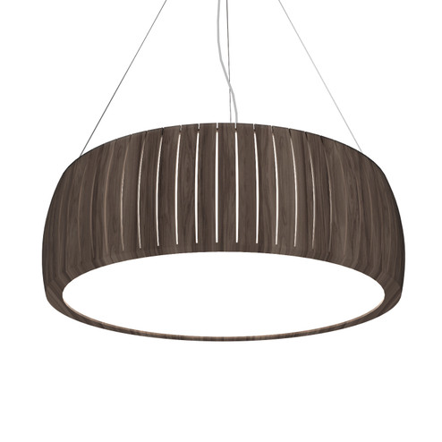 Barrel Three Light Pendant in American Walnut (486|1110.18)