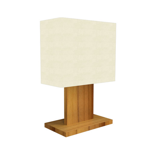 Clean One Light Table Lamp in Teak (486|1024.12)