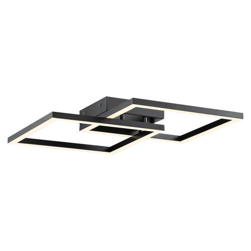 Squared LED Wall Fixture in Black (18|63966LEDD-BL/ACR)