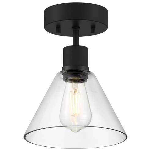 Port Nine Martini LED Semi Flush Mount in Matte Black (18|63146LEDDLP-MBL/CLR)