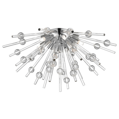 Burst LED Flush Mount in Chrome (18|63120LEDDLP-CH/CLR)