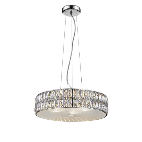 Magari LED Pendant in Mirrored Stainless Steel (18|62359LEDD-MSS/CRY)