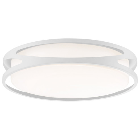 Lucia LED Flush Mount in White (18|49992LEDD-WH/ACR)