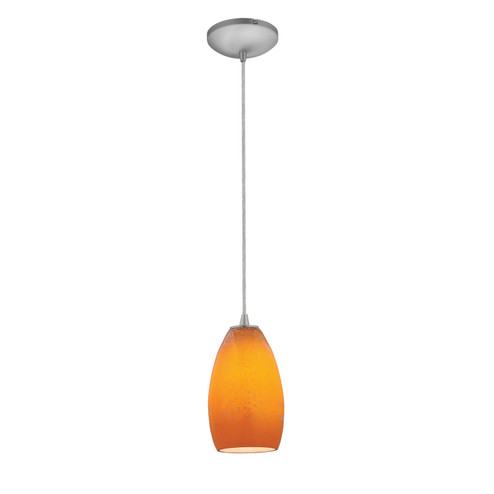 Champagne LED Pendant in Brushed Steel (18|28012-3C-BS/MYA)