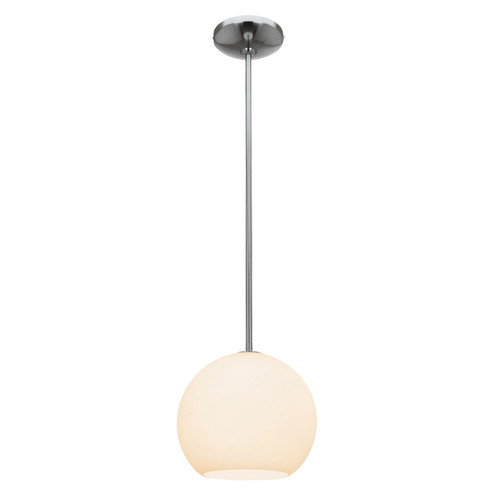 Nitrogen LED Pendant in Brushed Steel (18|23950LEDDLP-BS/OPL)