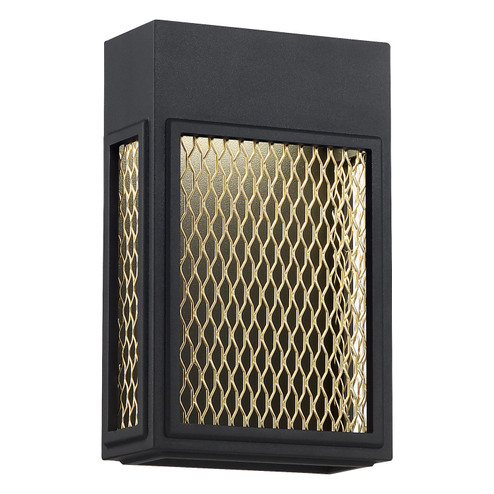 Metro LED Wall Sconce in Black and Gold (18|20062LEDDMG-BL/GLD)