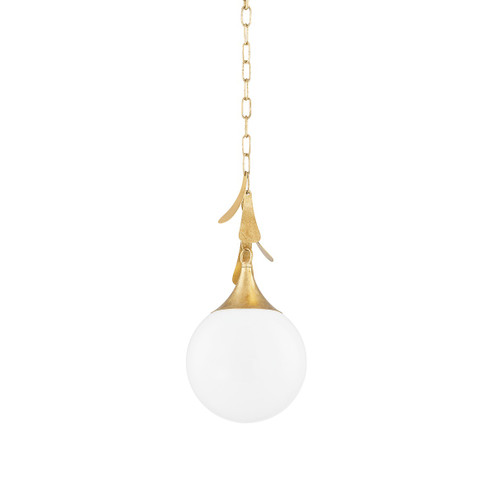 Victoria One Light Pendant in Vintage Gold Leaf (428|H812701S-VGL)