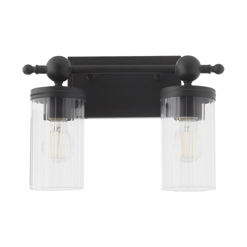 Lee Boulevard Two Light Vanity in Matte Black (19|560-2-59)