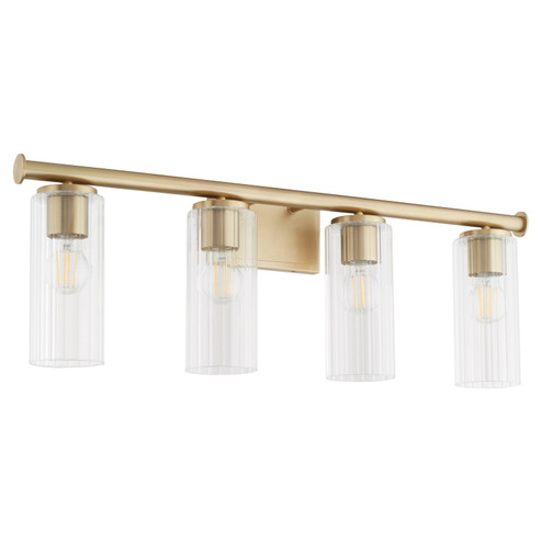 Juniper Four Light Vanity in Aged Brass (19|541-4-80)