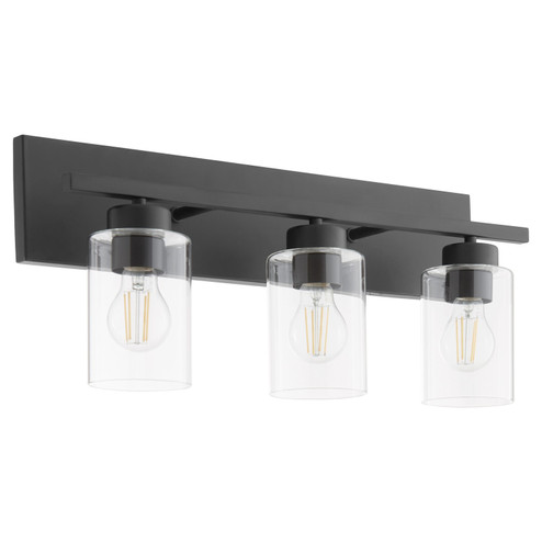 Carter Three Light Vanity in Matte Black (19|5012-3-59)