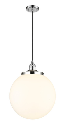 Franklin Restoration One Light Mini Pendant in Polished Chrome (405|201C-PC-G201-14)