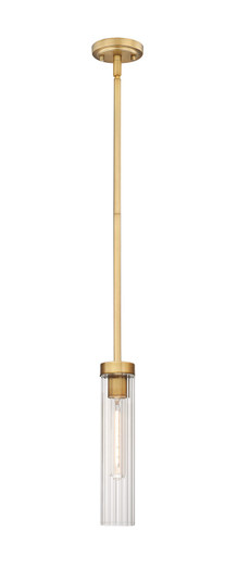 Beau One Light Pendant in Rubbed Brass (224|740P-ROD-RB)