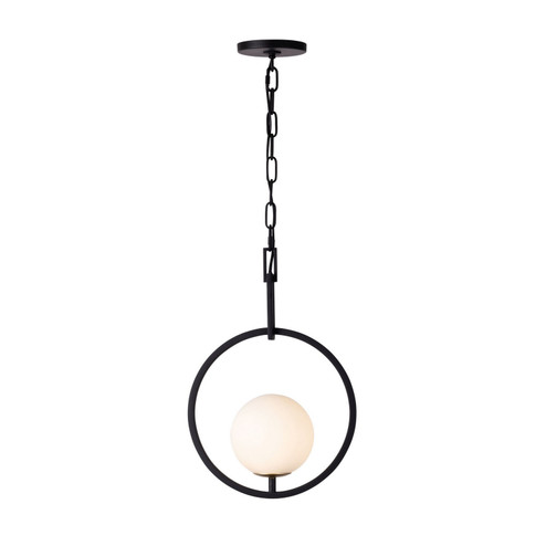 Stopwatch One Light Pendant in Matte Black/French Gold (137|388P01MBFG)