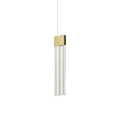 V Panels LED Pendant in Brass (69|3091.14)