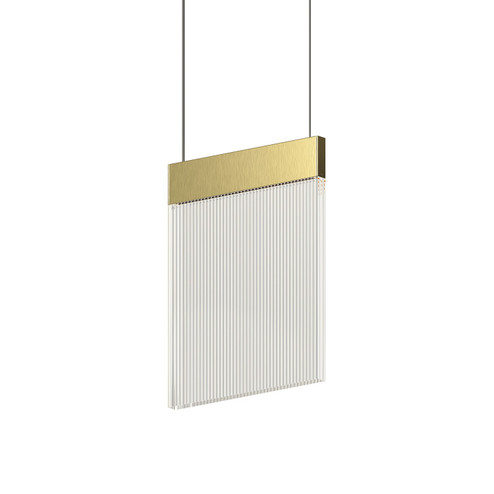 V Panels LED Pendant in Brass (69|3090.14)