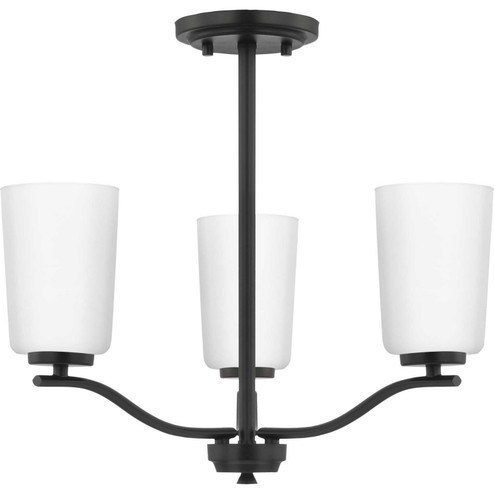 Adley Three Light Chandelier Conv in Matte Black (54|P400349-31M)