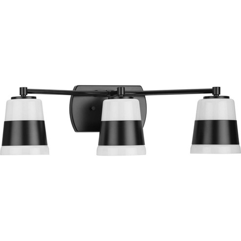 Haven Three Light Bath in Matte Black (54|P300444-31M)