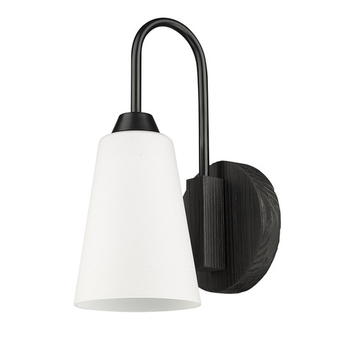 Neela One Light Wall Sconce in Matte Black (62|1830-1W BLK-OP)