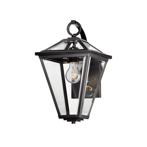 Prism One Light Wall Sconce in Black (16|30564CLBK)