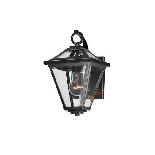 Prism One Light Wall Sconce in Black (16|30562CLBK)