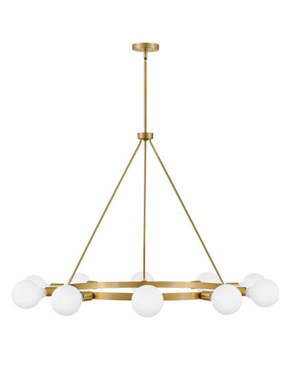 Orla LED Chandelier in Lacquered Brass (531|83610LCB)