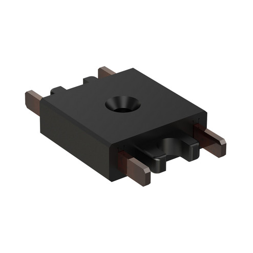 Continuum - Track Track End to End Connector in Black (86|ETMSC180-2END-BK)