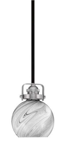 Easton One Light Mini Pendant in Matte Black & Brushed Nickel (200|1941-MBBN-4109)