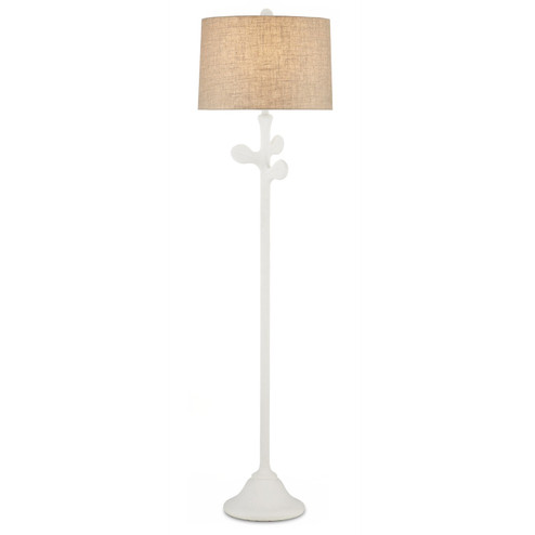 Charny One Light Floor Lamp in Gesso White (142|8000-0133)