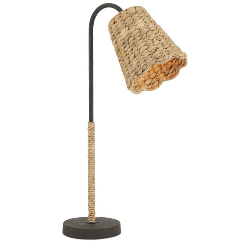 Suzanne Duin One Light Table Lamp in Natural/Molé Black (142|6000-0901)