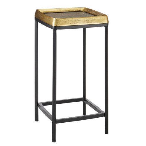 Tanay Accent Table in Antique Brass/Graphite/Black (142|4000-0149)