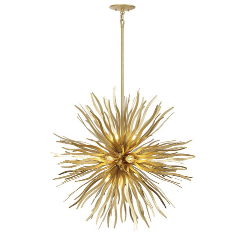 Killiam 16 Light Pendant in Cavalier Gold (51|7-1956-16-37)