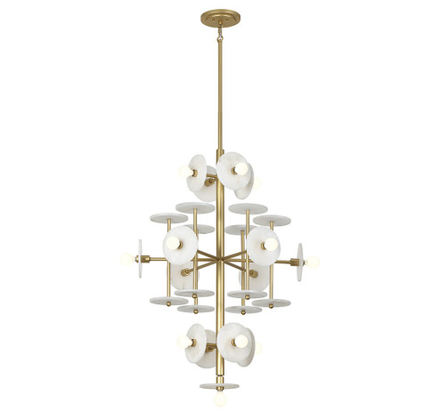 Amani 15 Light Chandelier in Royal Gold (51|1-1592-15-38)