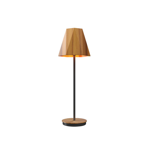 Facet One Light Table Lamp in Teak (486|7085.12)