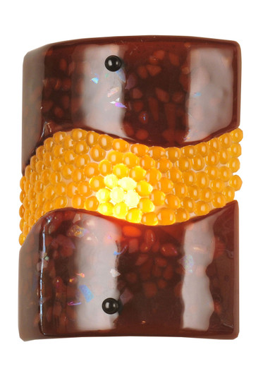 Metro Fusion One Light Wall Sconce in Amber/Lt Amber Pebbles (57|98905)