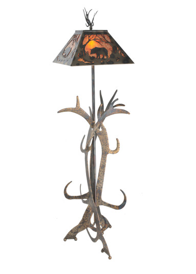 Bear At Dawn One Light Floor Lamp in Antique Copper,Burnished (57|95023)