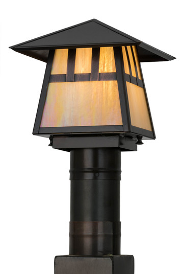 Stillwater One Light Post Mount in Craftsman Brown (57|92517)