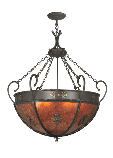 Old London Seven Light Inverted Pendant in Timeless Bronze (57|81895)