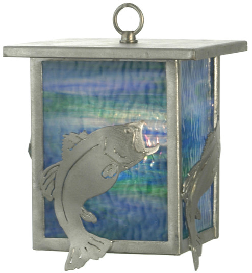 Leaping Bass One Light Mini Pendant in Galvinized (57|81118)