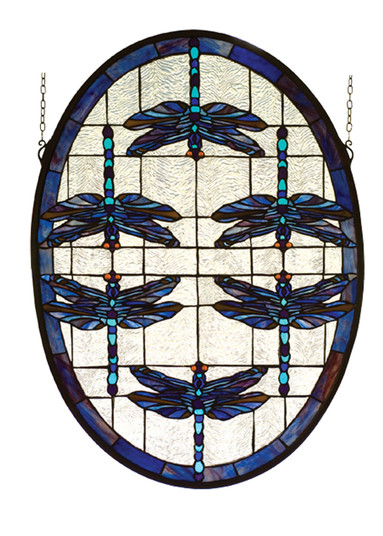 Dragonflies Oval Window in Zav Pbw Blue Pbw (57|78087)