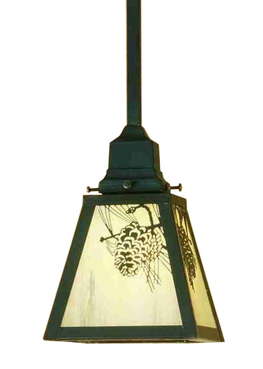 Winter Pine One Light Mini Pendant in Craftsman Brown (57|67879)