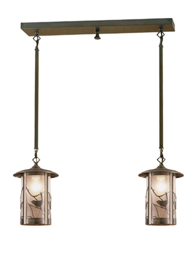 Fulton Two Light Island Pendant in Antique Brass (57|57169)