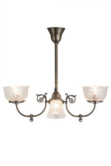 Revival Four Light Chandelier in Antique Brass (57|50756)