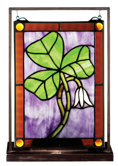 Shamrock One Light Mini Tabletop Window in Timeless Bronze (57|50036)