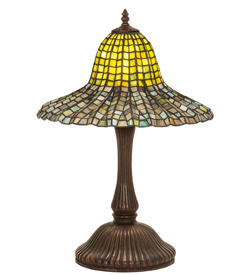 Tiffany Bell One Light Table Lamp in Mahogany Bronze (57|49165)