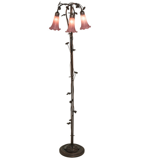 Lavender Three Light Floor Lamp in Mahogany Bronze (57|48433)