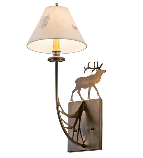 Lone Elk One Light Wall Sconce in Antique Copper (57|47762)