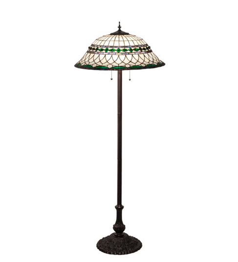 Tiffany Roman Three Light Floor Lamp in Mahogany Bronze (57|31975)