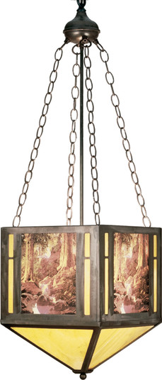 Maxfield Parrish Two Light Inverted Pendant in Antique Copper (57|31422)